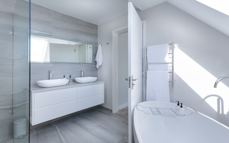 el color en un baño
