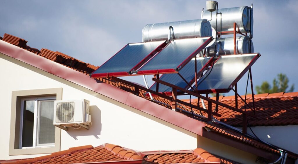 Paneles solares para la climatización