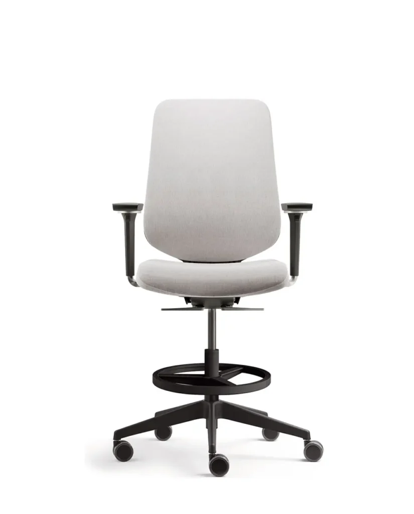 Mod.3º: Taburete respaldo alto. dot pro silla operativa forma 5