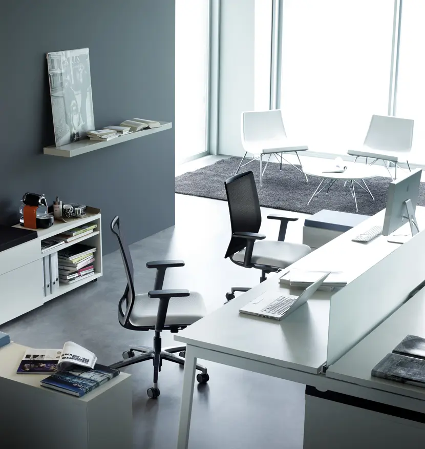 Silla de oficina Sentis, silla de trabajo forma 5