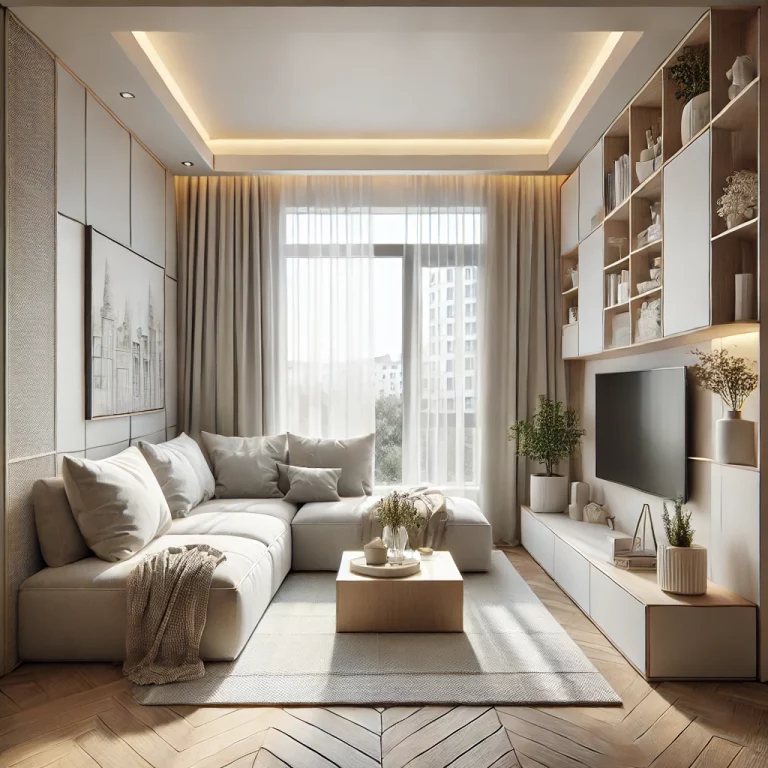Ideas para decorar un salón pequeño: Salón pequeño con sofá modular y mesa auxiliar. imagen de asesora reformas