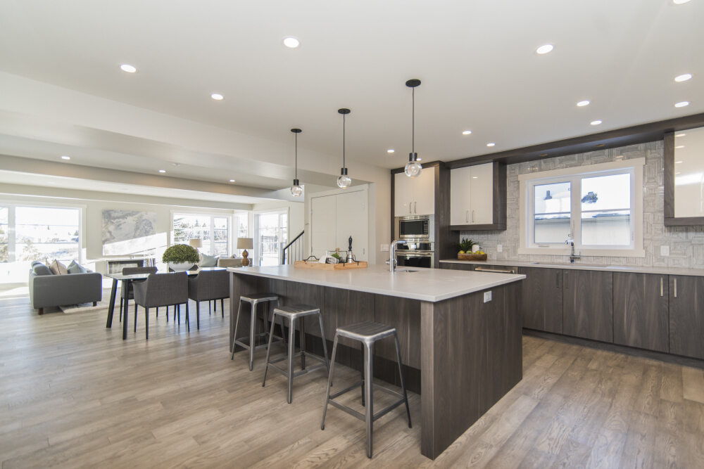 cocinas americanas con salón integradas