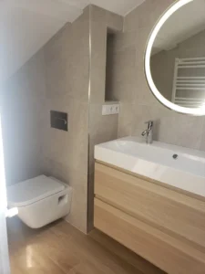 reforma integral de dúplex en baño Madrid